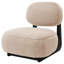 Phia Camel Upholstered Armless Accent Chair
