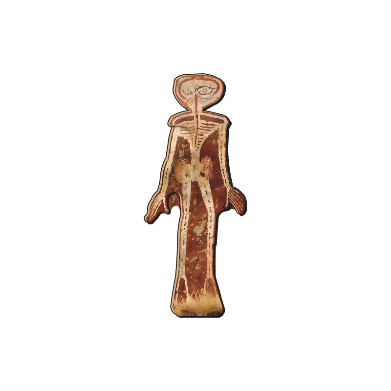 H13668 Indien ancien alien