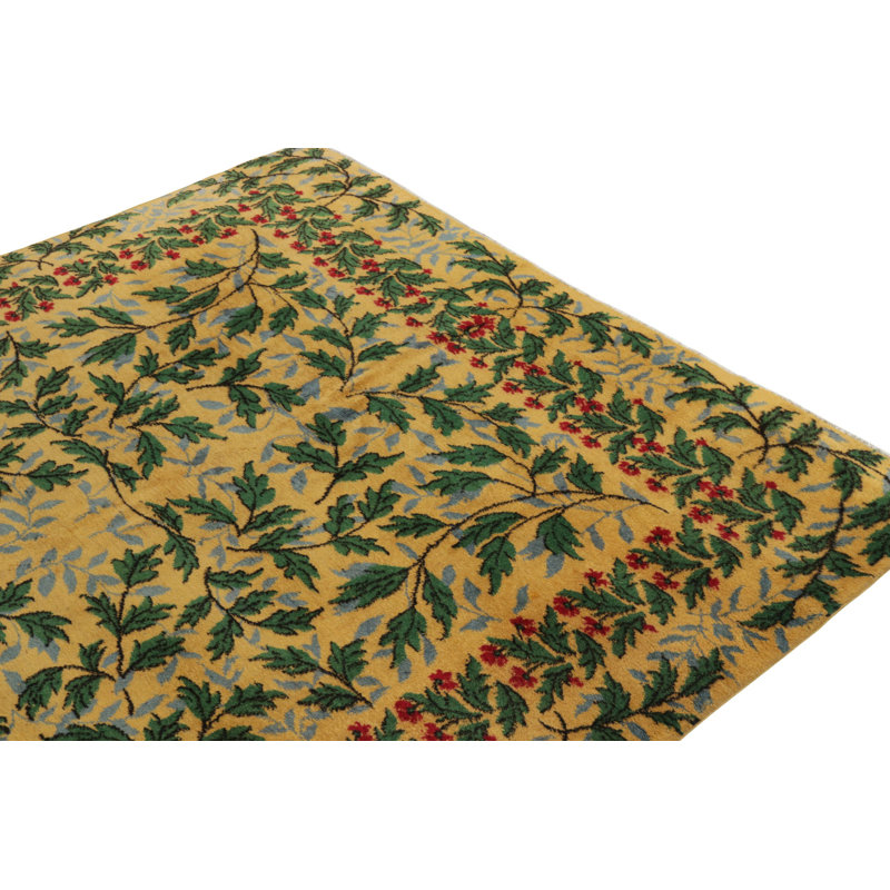 Pasha Wool Floral Area Rug