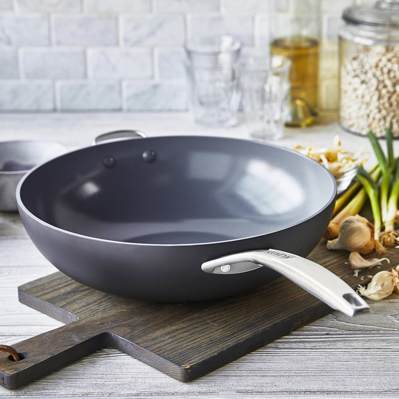 Wok en céramique antiadhésif GreenPan Paris Pro 12,5 po