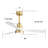 48 Inch Modern Ceiling Fan With Lights 3 Wood Fan Blade Noiseless Reversible Motor Smart Remote Control-250080050-250080013