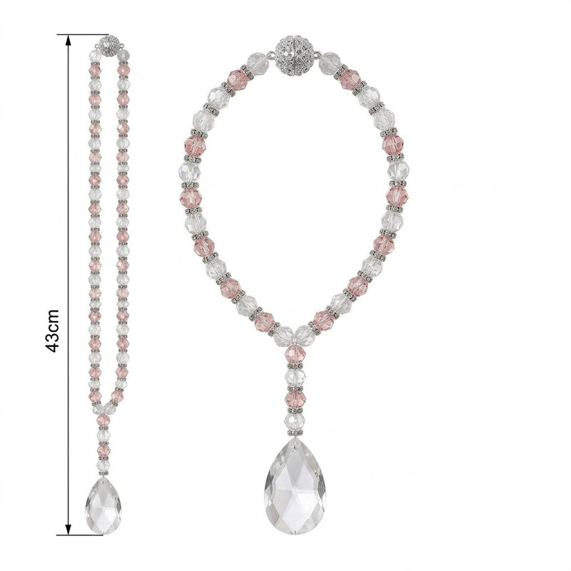 Natural Plastic / Acrylic Curtain Holdback/Tieback