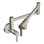 Moen Modern Wall Mount Swing Arm Folding Pot Filler Kitchen Faucet