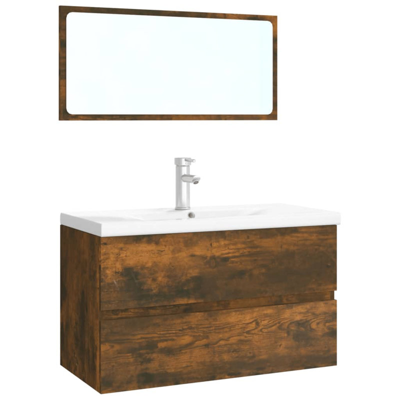 Licht Bathroom Vanity with Basin, Beige