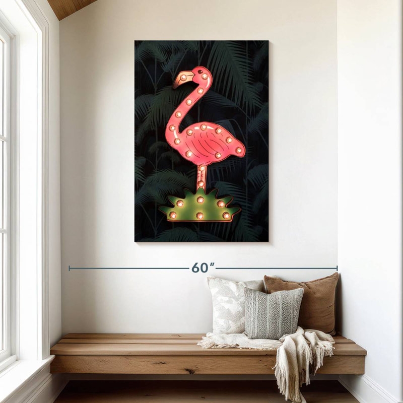 Panneau de signalisation Kerner Flamingo, H 45 po x l 30 po