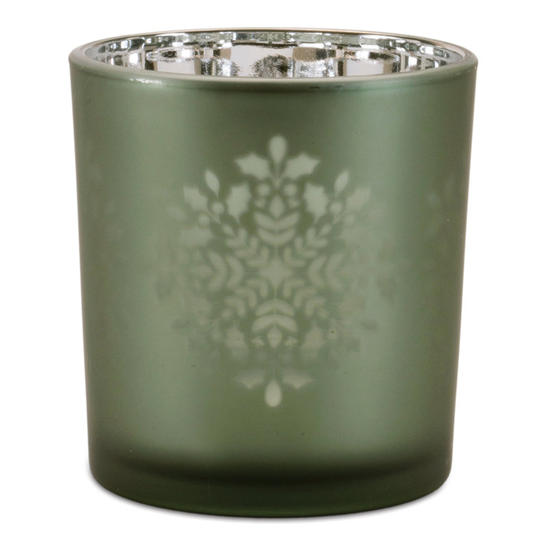 Porte-votive flocon de neige givré