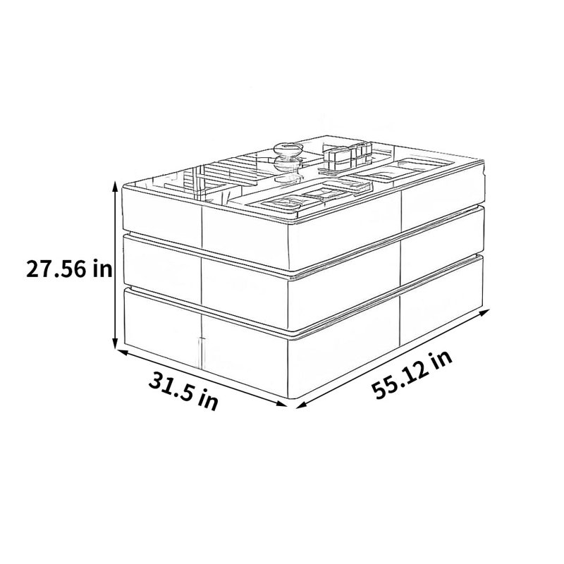 Commode de rangement simple