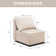 Dulvert 26" W Upholstered Armless Chair Sofa Module With Storage