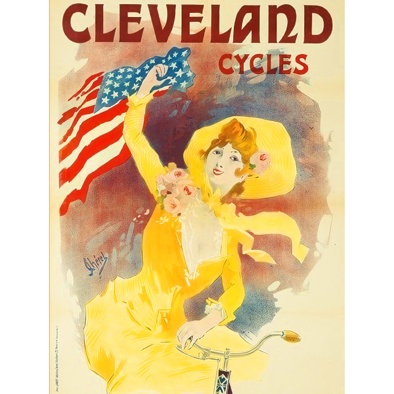 Affiche Cycles Cleveland par Grotto Studios