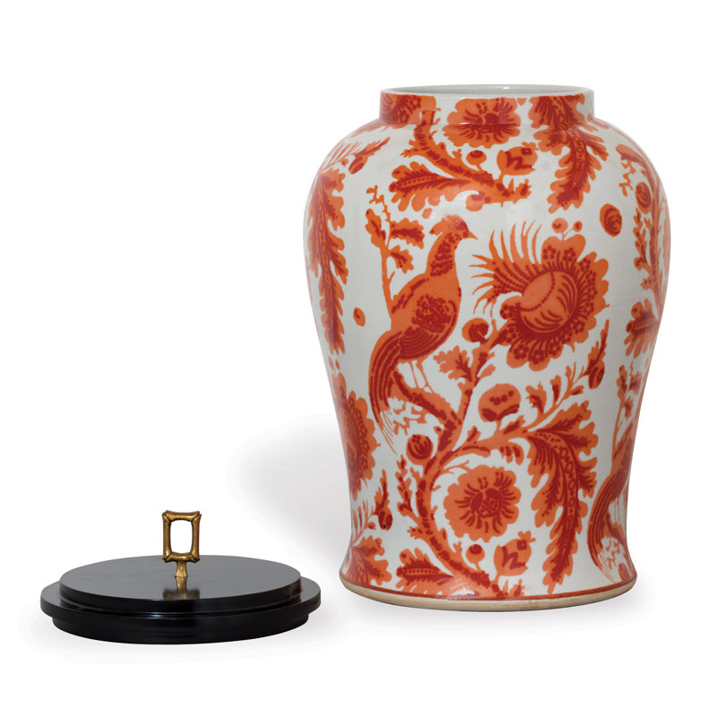 Pot en porcelaine 21 po Arcadia, Corail