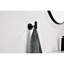 Fixation murale 304 en acier inoxydable 304 noir mat sans perçage pour la salle de bain et la serviette de douche extérieure