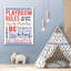 «Playroom Rules» sur toile-1914431289