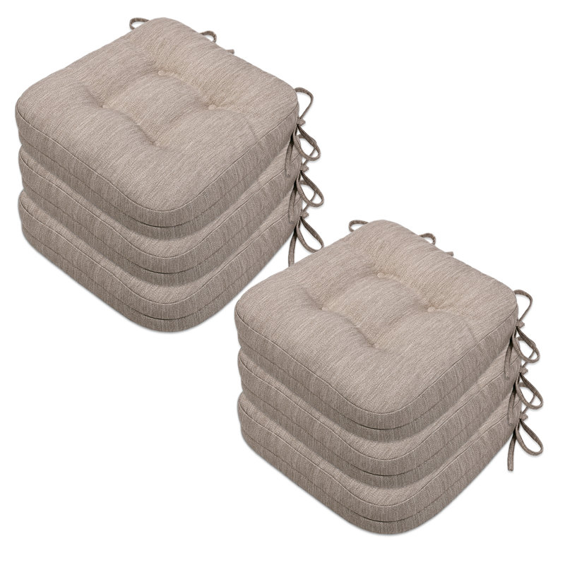 Indoor 3.7'' Chair Pad, Light Brown