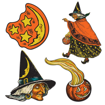 Découpes rétro d'Halloween