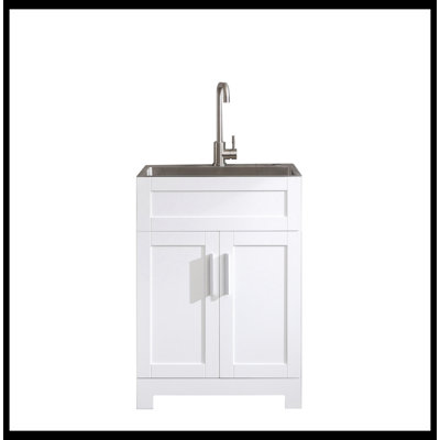 Armoire de cuve à laver en acier inoxydable sans peinture