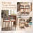 Modern Rope Bar Stools Set of 2-576374802