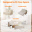 Grand canapé-lit convertible 3 en 1 pour chambre d'amis, beige-1993494548