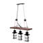 Brocadero 3 - Light Matte Black Kitchen Island Pendant-907753020