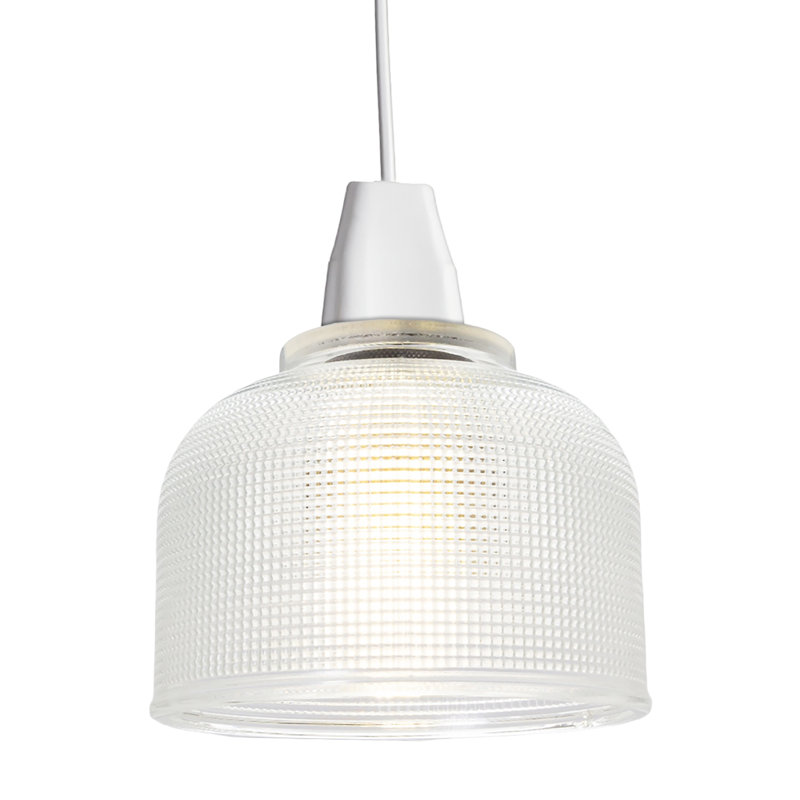 12cm H Glass Bowl Pendant Shade ( No Direct Attachment Method ) in Clear