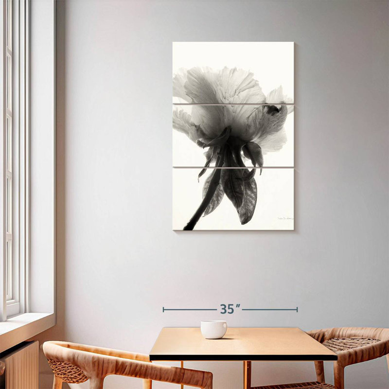 Harnek Translucent Peony II, 57" H x 36" W