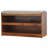 Mud Linen Pull Out Shoe Bench, 2 Shelves, Chestnut