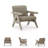 Debbee Outdoor Rocking Lounge Chair