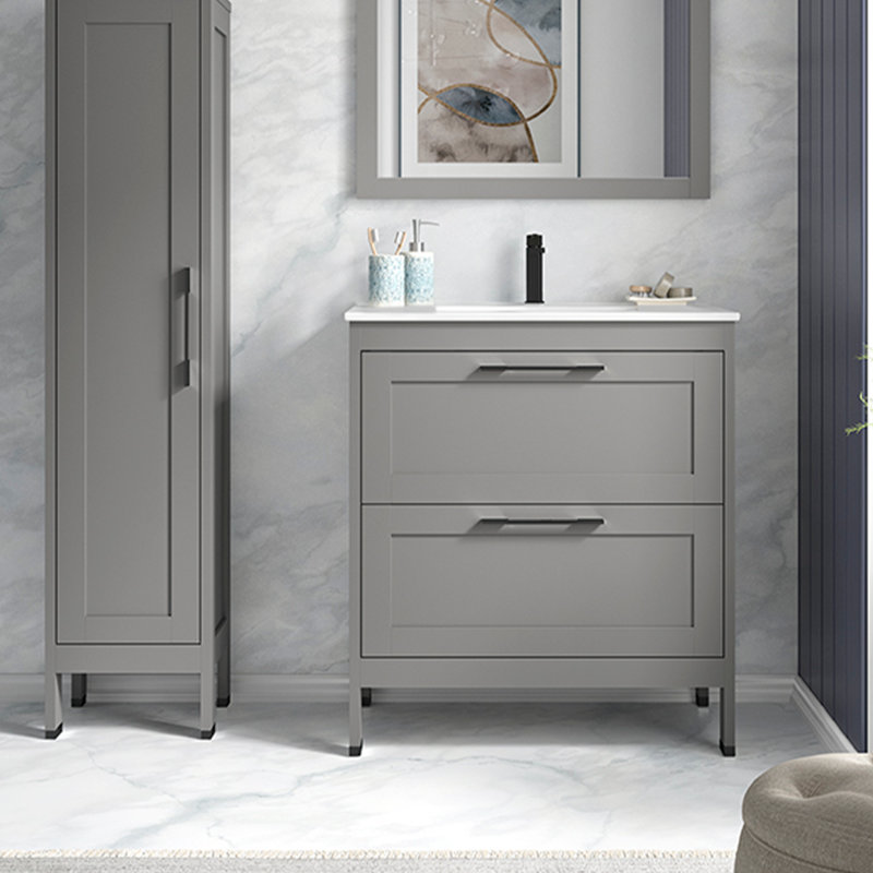 Meuble-lavabo simple 24 po DAX Lakeside, Brume mate