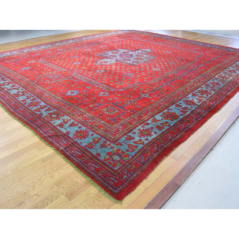 Tapis unique en laine 16 pi 8 po x 19 pi 1 po main one-of-kind-noué la 2010 Ballance