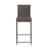 Outdoor  2  - Transitional Look, , Weather , Dark Brown/Grey, Black Iron 2Pcs Long-Lasting, 17.13"W X 19.72"D 43.03"H, 30.00" Seat Height, Frame, Assembly Required-1159422690