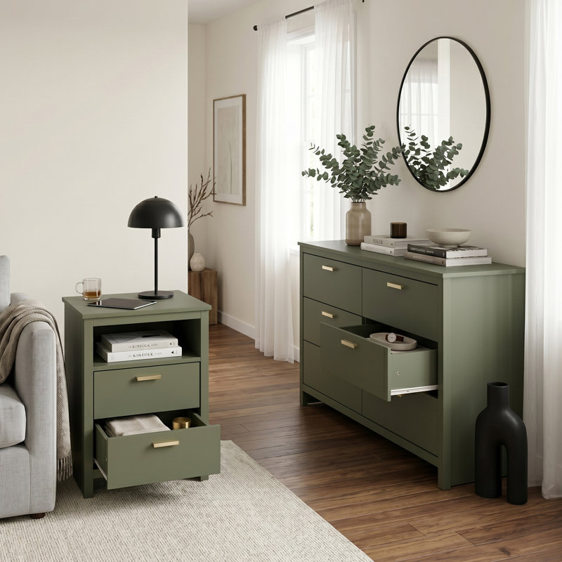 BONNY Piece Bedroom Set, Kale Green