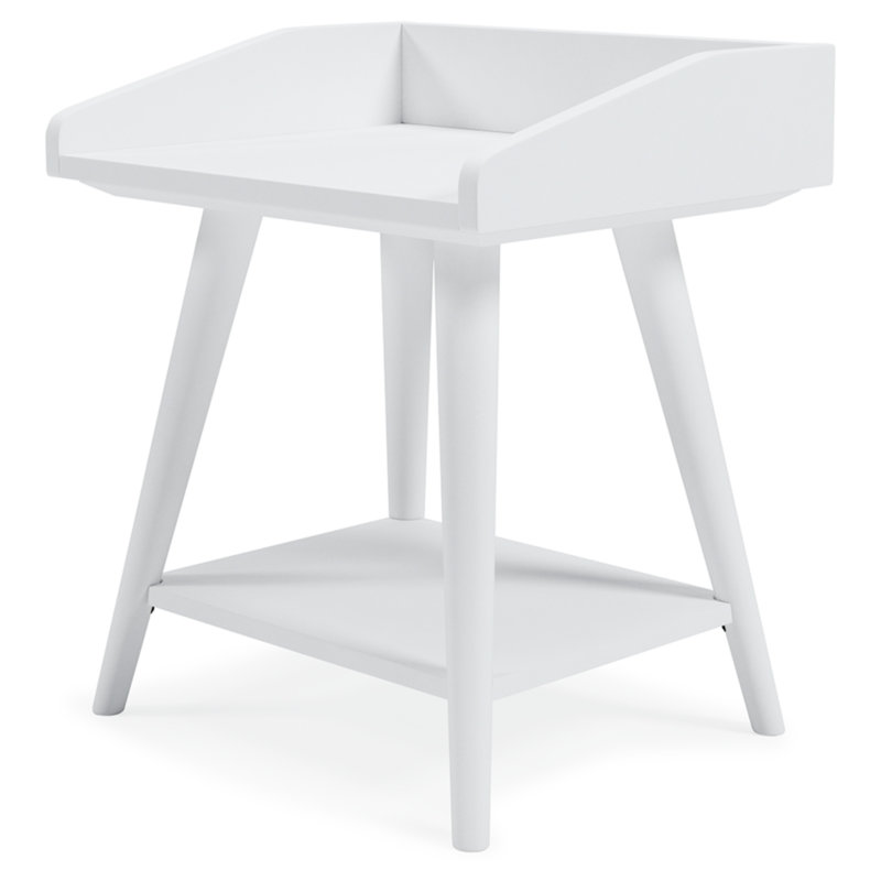 Elyssa End Table, White