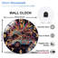 Horloge murale en verre 12 po