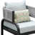 Gray Frame/Light Aqua Olefin Cushion selected