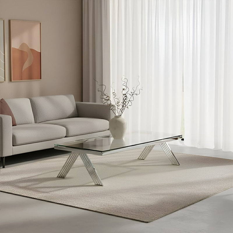 Briarcliff Cross Legs Coffee Table