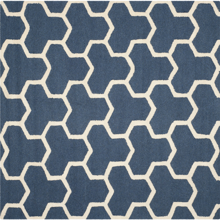 Ellicott Cambridge Hand Tufted Wool Geometric Rug