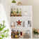 71'' Kitchen Pantry With Bookcases, Farmhouse Wall Unit Tv Stand For Tvs Up To 75"