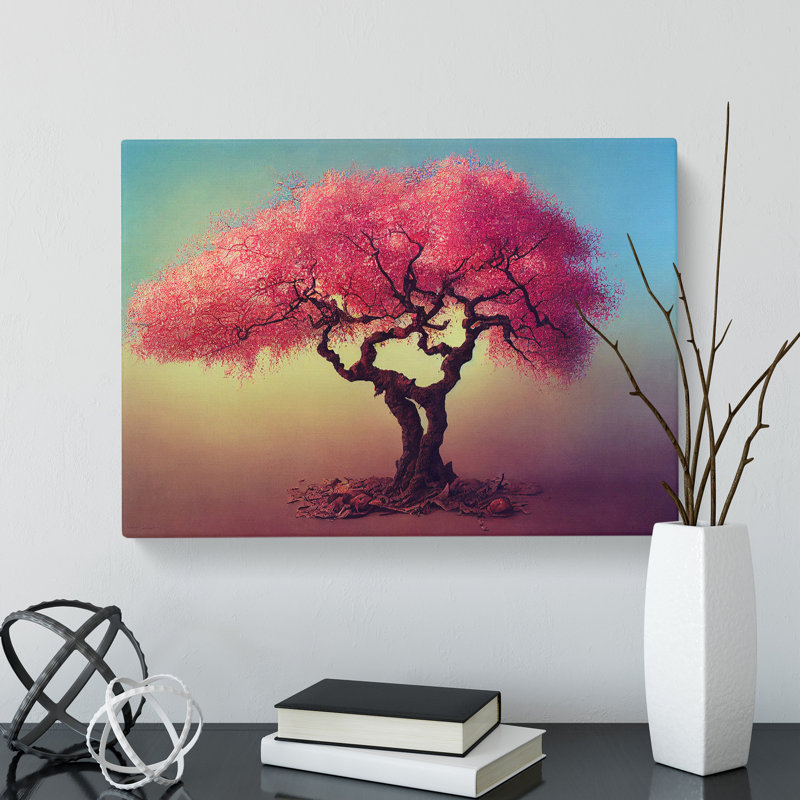 Excellent Blossom Tree - Wrapped Canvas, 40cm H x 60cm W x 3cm D