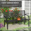 Banc de jardin extérieur, banc de patio