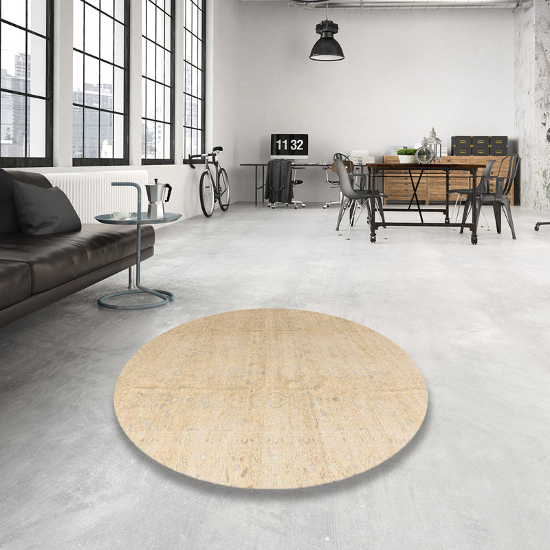 Tapis abstrait moderne 4176, Rond 6 pi