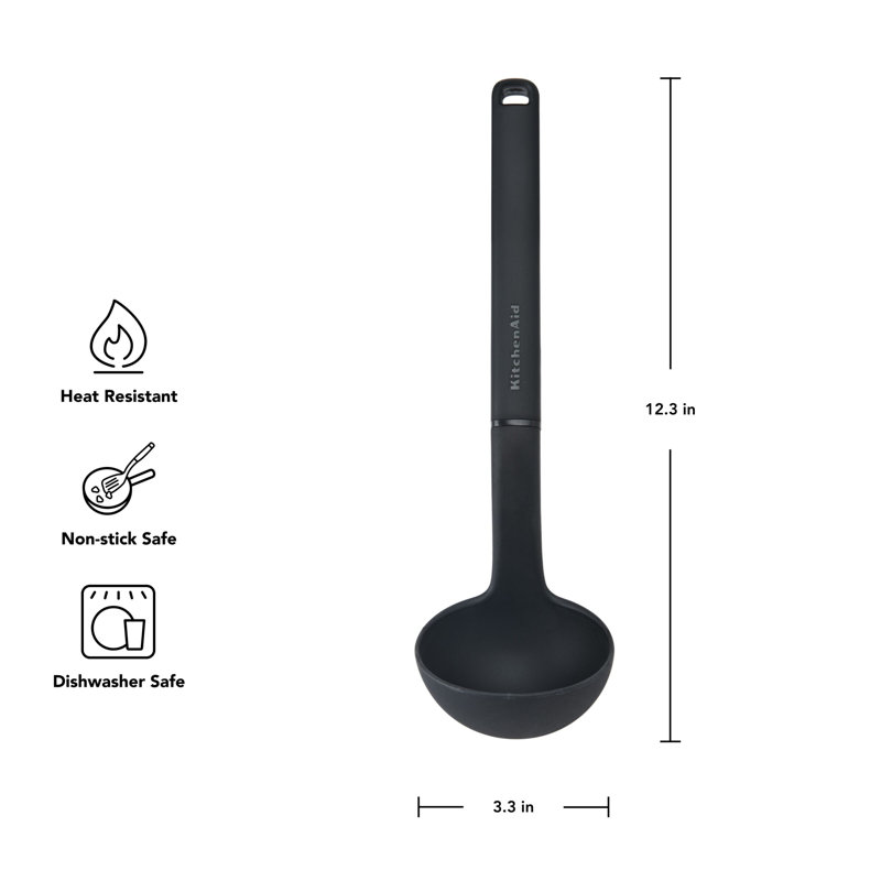 Louche en nylon KitchenAid®, Noir