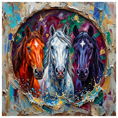 Édredon Three Horses