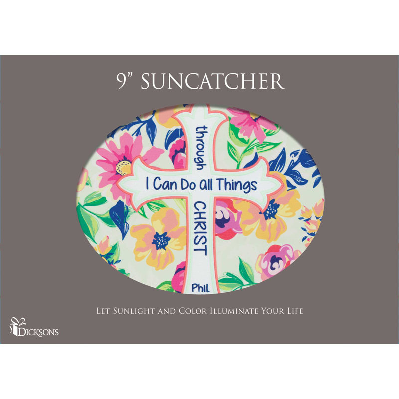 I Can Do All Things Suncatcher