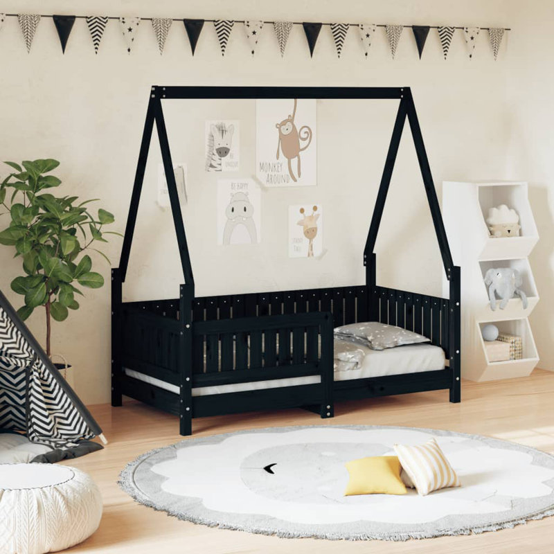 Kids, Black, 80cm x 200cm