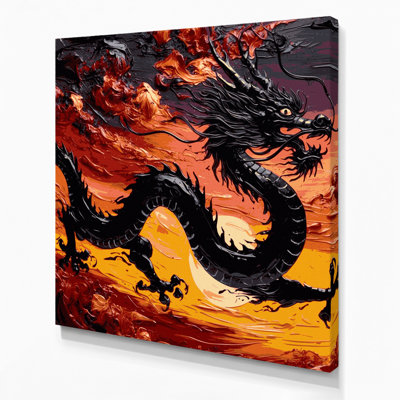 Art mural en toile Sci Fi Dragon