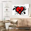 Hardie style cœur rouge style graffiti-107879679
