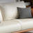 Orange Beige 100% Polyester Sofa cushion couch