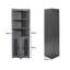 3 Tier Corner Shelf and Cabinet 50*50*118CM-835280928