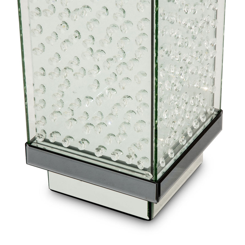 Vase de plancher en verre Montréal, H 44,25 po x l 9,5 po x P 9,5 po