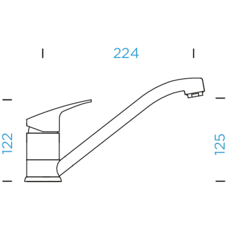 Schock Single Lever Monobloc Tap