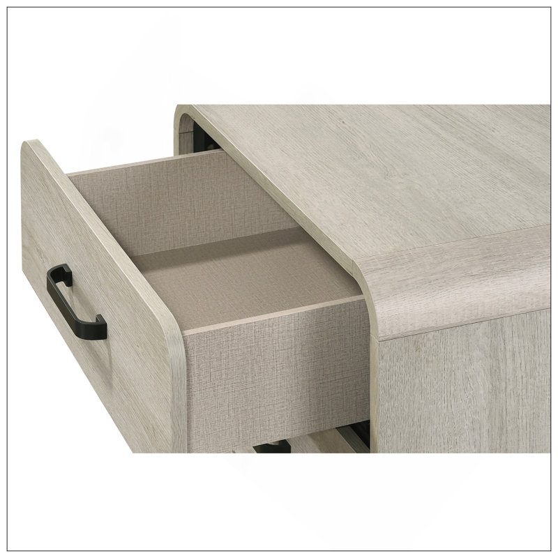 Meuble de rangement en bois blanc antique antique 1 pièce avec 5 tiroirs